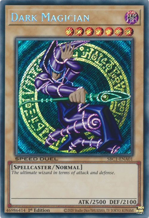 Dark Magician [SBC1-ENA01] Secret Rare | Play N Trade Winnipeg