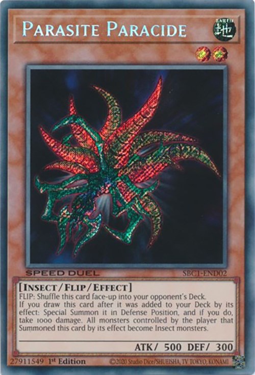 Parasite Paracide [SBC1-END02] Secret Rare | Play N Trade Winnipeg