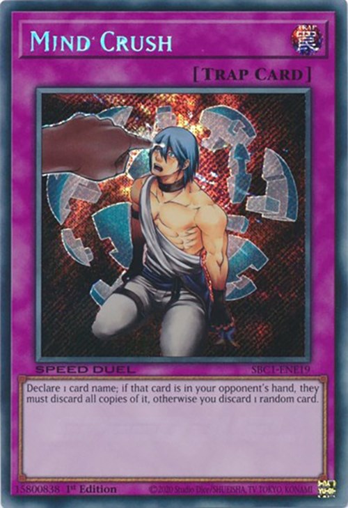 Mind Crush (Secret Rare) [SBC1-ENE19] Secret Rare | Play N Trade Winnipeg