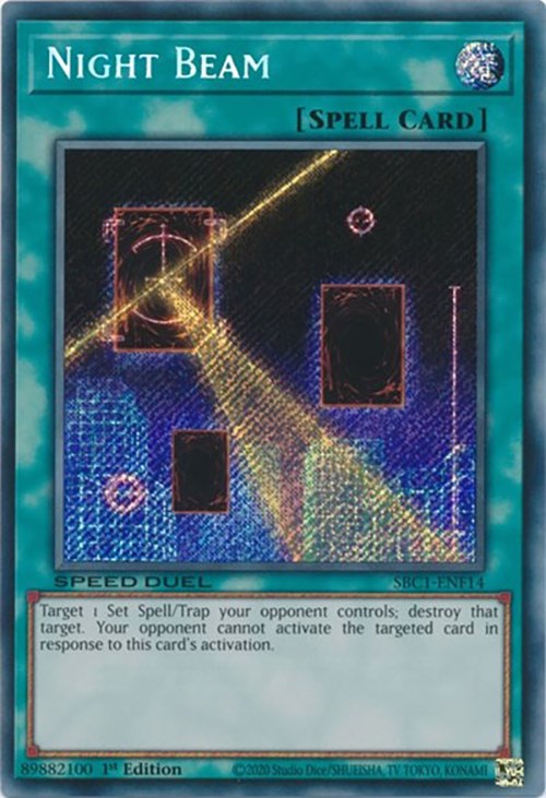 Night Beam [SBC1-ENF14] Secret Rare | Play N Trade Winnipeg