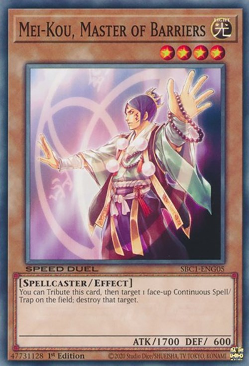 Mei-Kou, Master of Barriers [SBC1-ENG05] Common | Play N Trade Winnipeg