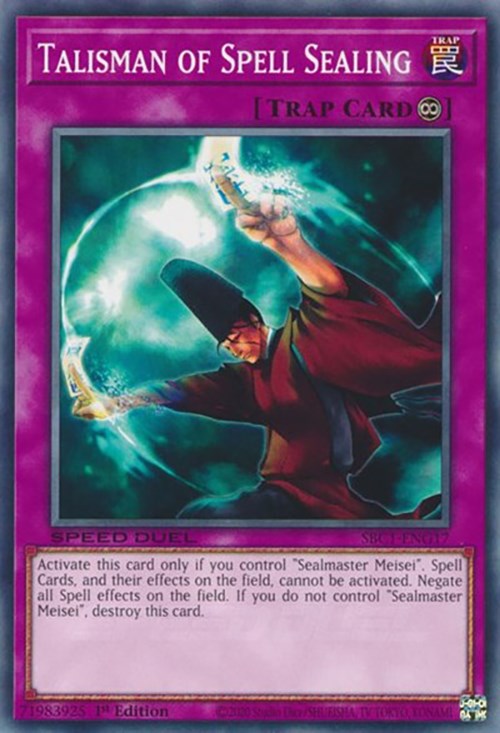 Talisman of Spell Sealing [SBC1-ENG17] Common | Play N Trade Winnipeg