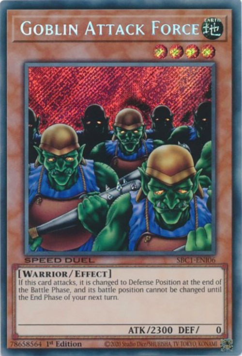 Goblin Attack Force [SBC1-ENI06] Secret Rare | Play N Trade Winnipeg