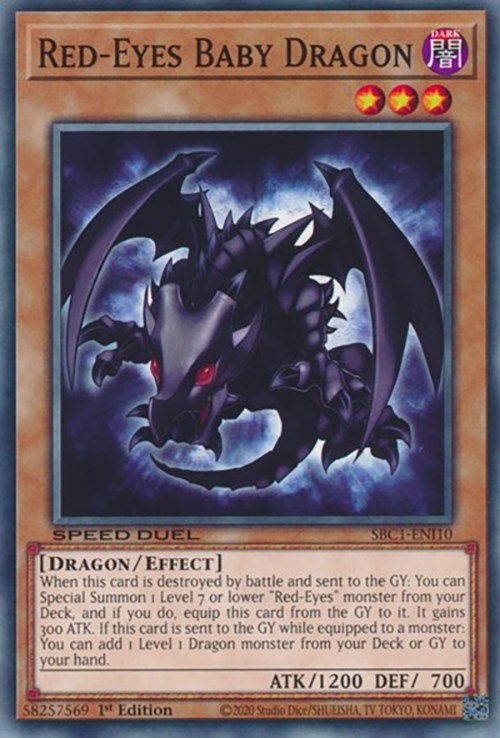 Red-Eyes Baby Dragon [SBC1-ENI10] Common | Play N Trade Winnipeg