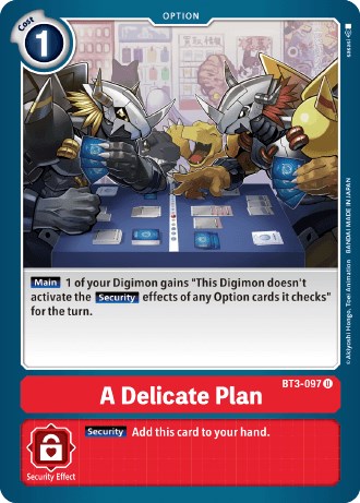A Delicate Plan [BT3-097] (Revision Pack 2021) [Release Special Booster Promos] | Play N Trade Winnipeg