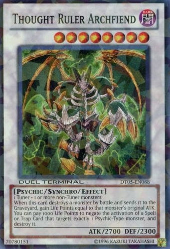 Thought Ruler Archfiend [DT05-EN088] Super Rare | Play N Trade Winnipeg