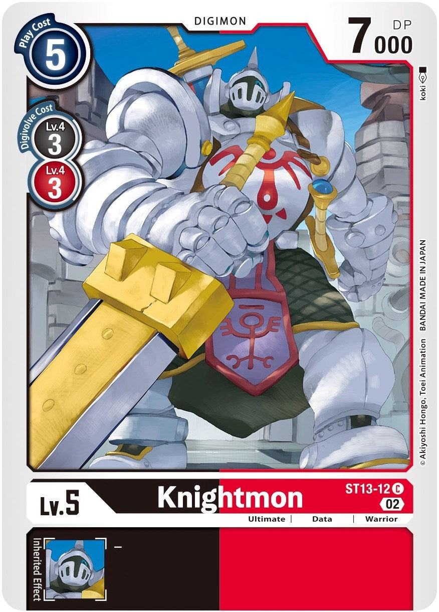 Knightmon [ST13-12] [Starter Deck: Ragnaloardmon] | Play N Trade Winnipeg