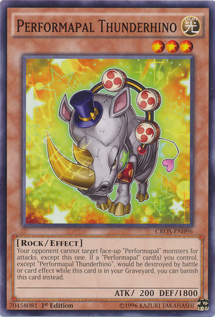 Performapal Thunderhino [CROS-EN096] Common | Play N Trade Winnipeg