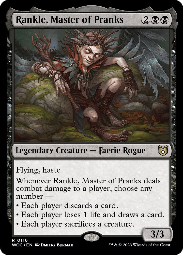 Rankle, Master of Pranks [Wilds of Eldraine Commander] | Play N Trade Winnipeg