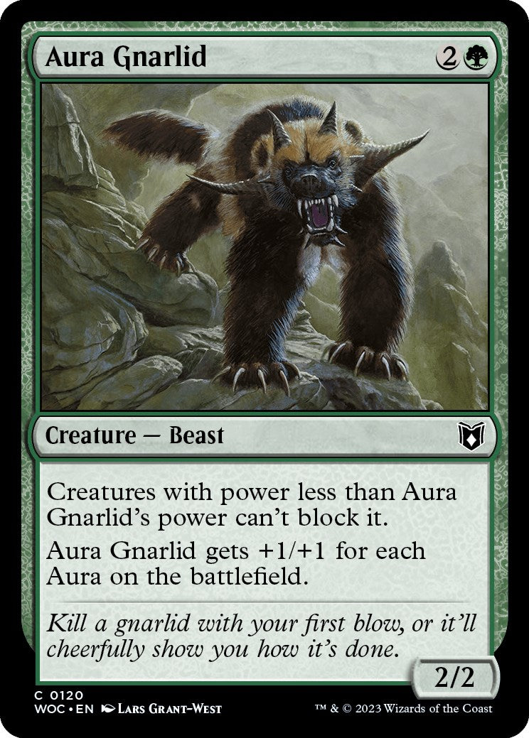 Aura Gnarlid [Wilds of Eldraine Commander] | Play N Trade Winnipeg