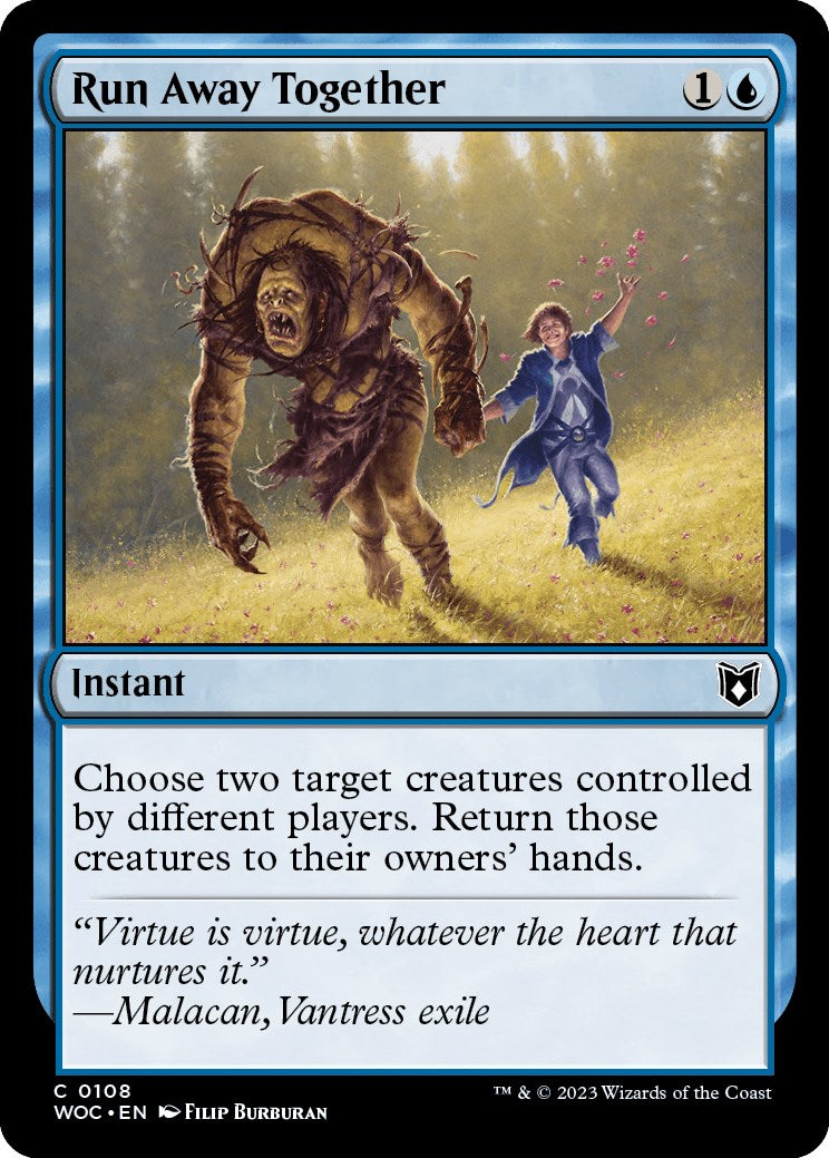 Run Away Together [Wilds of Eldraine Commander] | Play N Trade Winnipeg