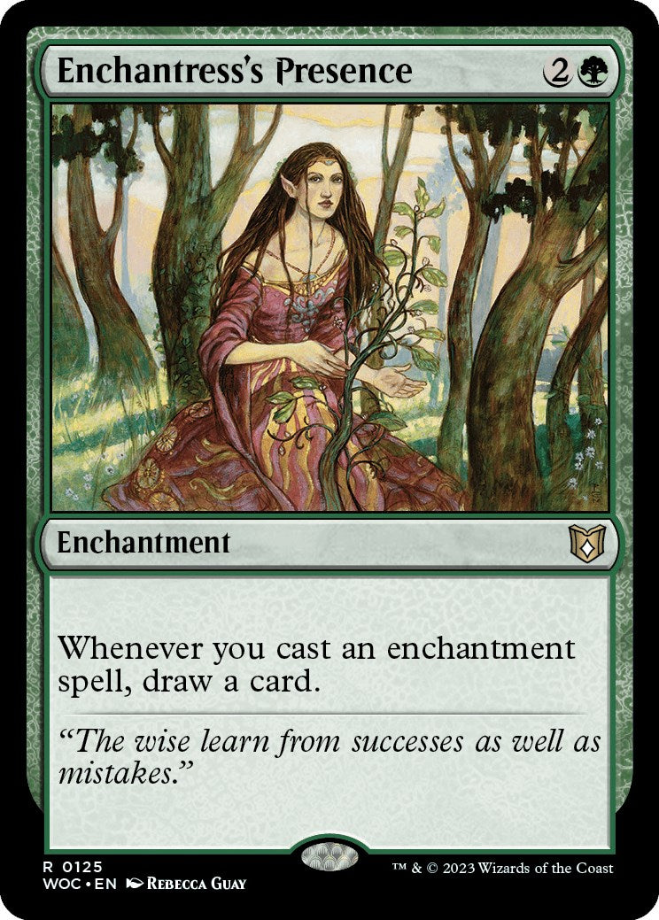 Enchantress's Presence [Wilds of Eldraine Commander] | Play N Trade Winnipeg