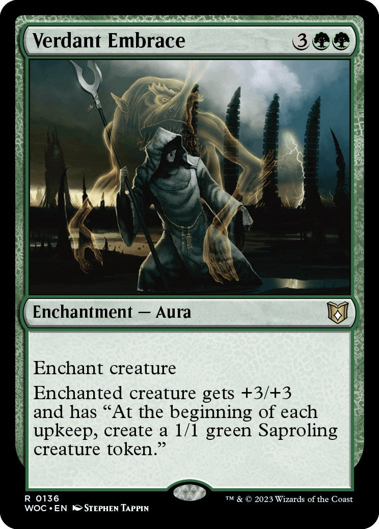 Verdant Embrace [Wilds of Eldraine Commander] | Play N Trade Winnipeg