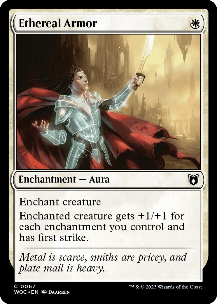 Ethereal Armor [Wilds of Eldraine Commander] | Play N Trade Winnipeg