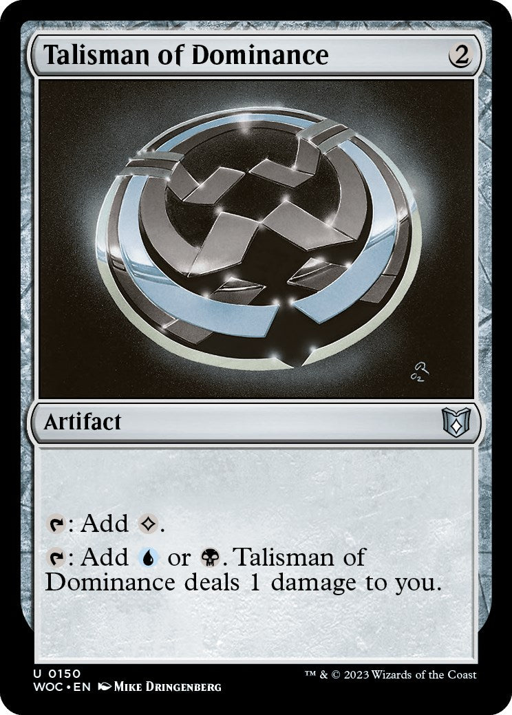 Talisman of Dominance [Wilds of Eldraine Commander] | Play N Trade Winnipeg