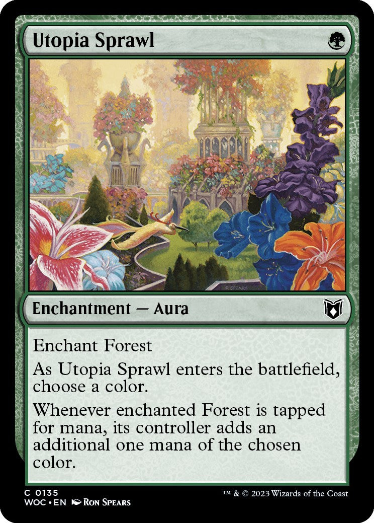 Utopia Sprawl [Wilds of Eldraine Commander] | Play N Trade Winnipeg