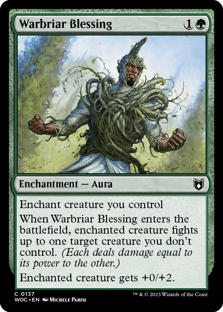 Warbriar Blessing [Wilds of Eldraine Commander] | Play N Trade Winnipeg