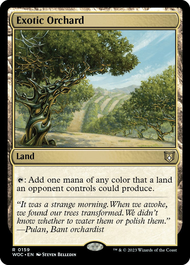 Exotic Orchard [Wilds of Eldraine Commander] | Play N Trade Winnipeg