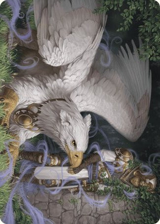 Dutiful Griffin Art Card [Wilds of Eldraine Art Series] | Play N Trade Winnipeg