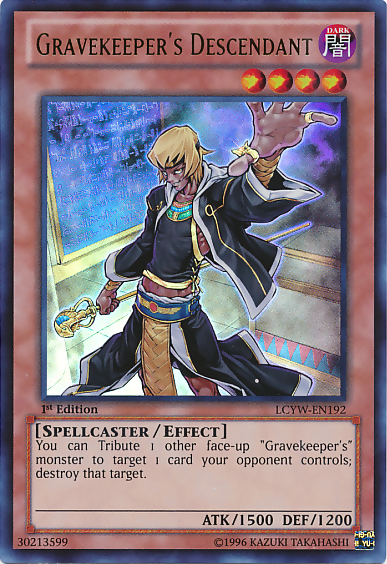 Gravekeeper's Descendant [LCYW-EN192] Ultra Rare | Play N Trade Winnipeg