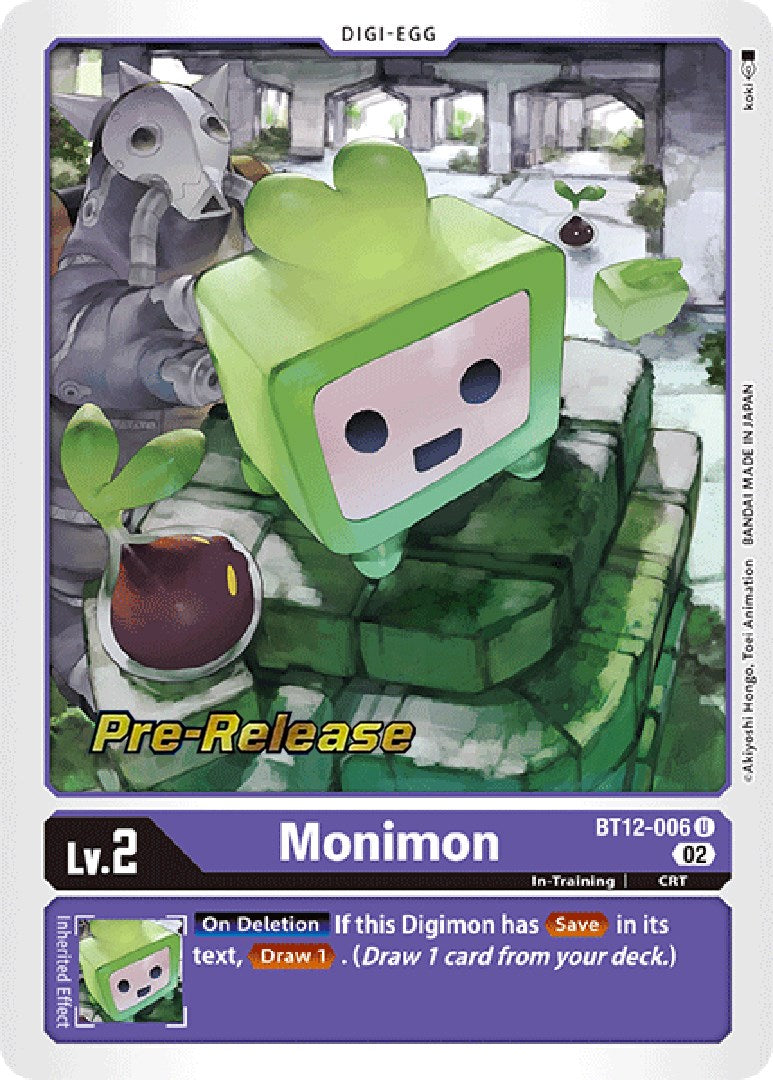 Monimon [BT12-006] [Across Time Pre-Release Cards] | Play N Trade Winnipeg