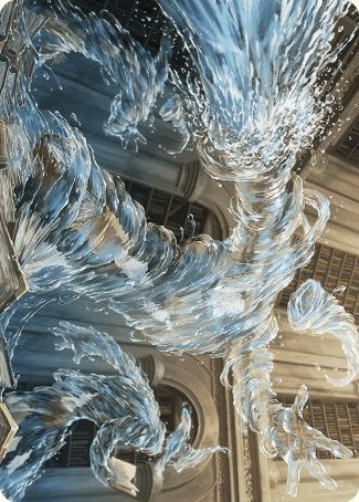 Splashy Spellcaster Art Card [Wilds of Eldraine Art Series] | Play N Trade Winnipeg