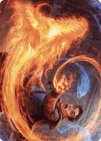 Frantic Firebolt Art Card [Wilds of Eldraine Art Series] | Play N Trade Winnipeg