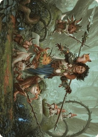 Ellivere of the Wild Court Art Card [Wilds of Eldraine Art Series] | Play N Trade Winnipeg