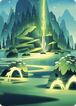 Leyline of Abundance Art Card [Wilds of Eldraine Art Series] | Play N Trade Winnipeg