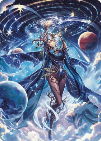 Omniscience Anime Art Card [Wilds of Eldraine Art Series] | Play N Trade Winnipeg