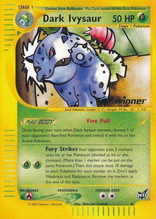 Dark Ivysaur (6) (Winner) [Best of Promos] | Play N Trade Winnipeg