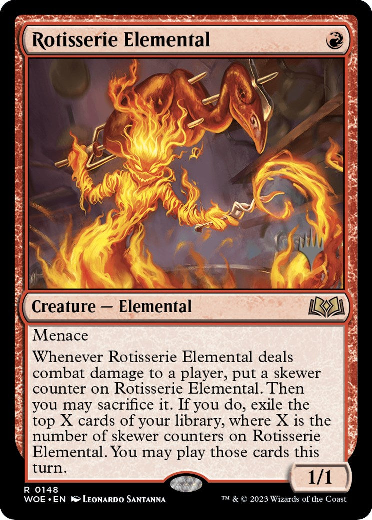 Rotisserie Elemental (Promo Pack) [Wilds of Eldraine Promos] | Play N Trade Winnipeg