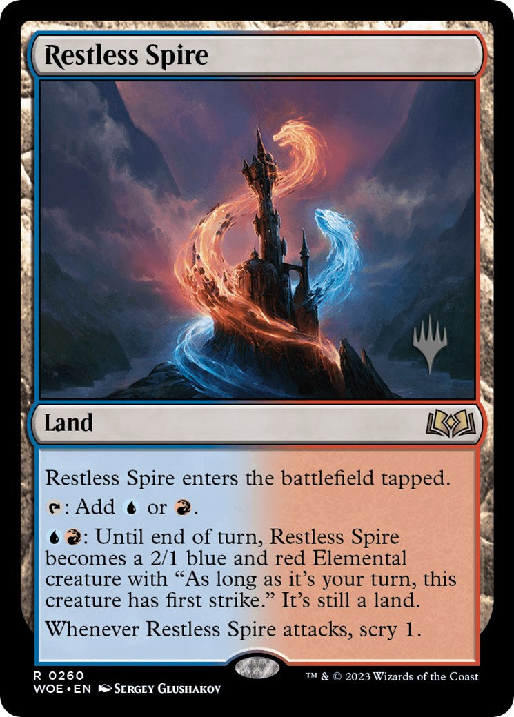 Restless Spire (Promo Pack) [Wilds of Eldraine Promos] | Play N Trade Winnipeg