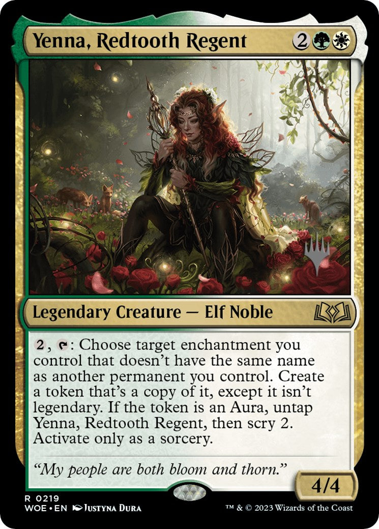 Yenna, Redtooth Regent (Promo Pack) [Wilds of Eldraine Promos] | Play N Trade Winnipeg