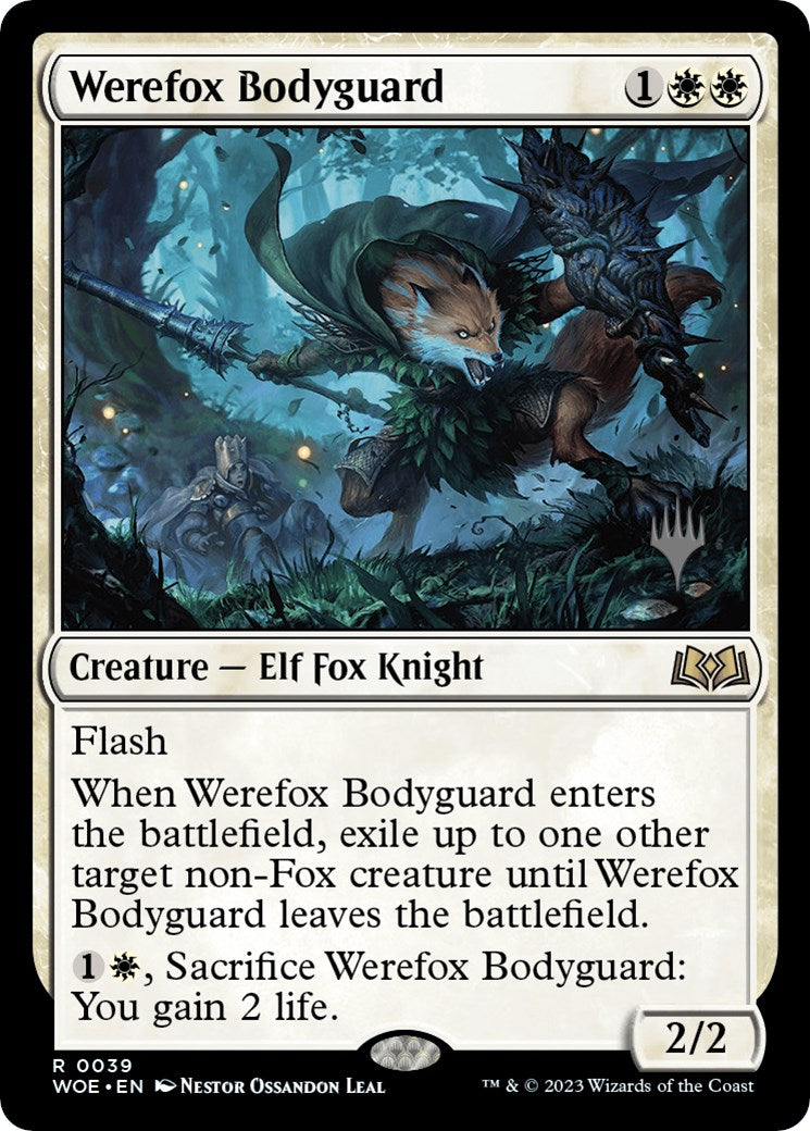 Werefox Bodyguard (Promo Pack) [Wilds of Eldraine Promos] | Play N Trade Winnipeg