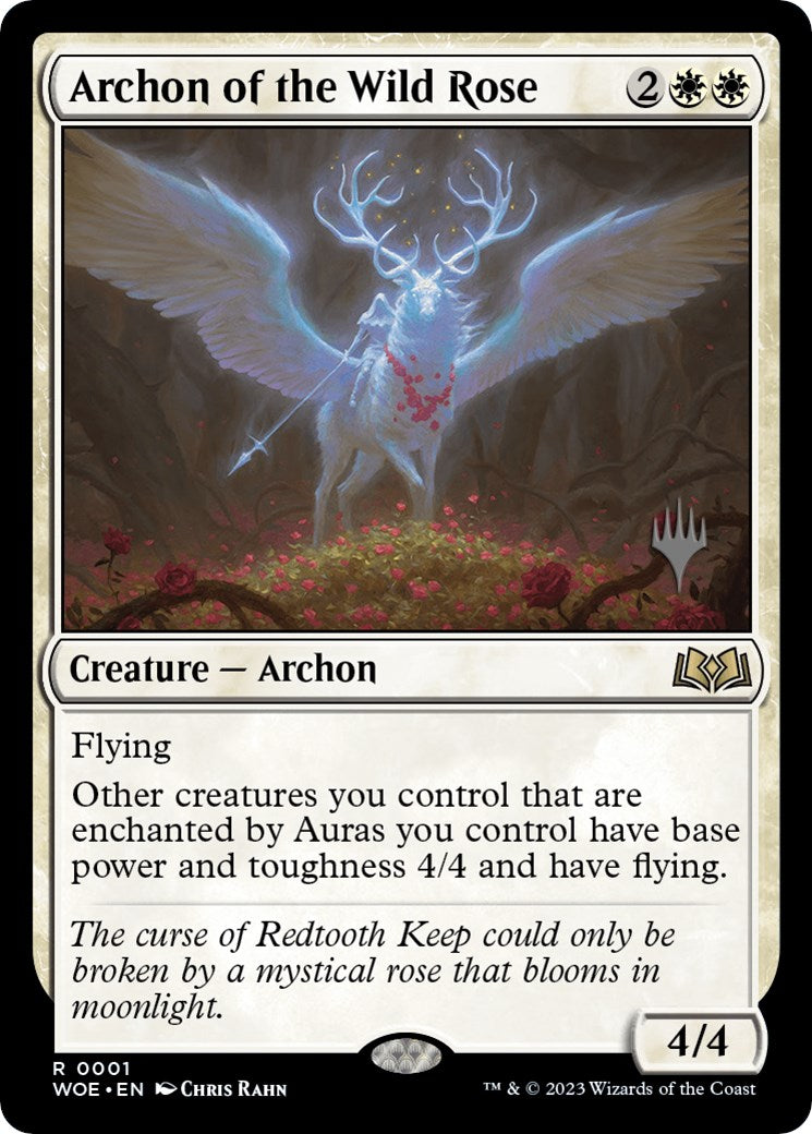 Archon of the Wild Rose (Promo Pack) [Wilds of Eldraine Promos] | Play N Trade Winnipeg