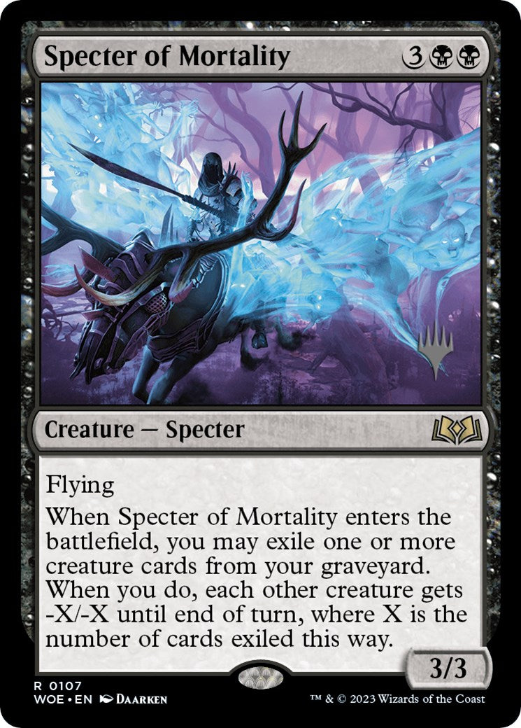 Specter of Mortality (Promo Pack) [Wilds of Eldraine Promos] | Play N Trade Winnipeg