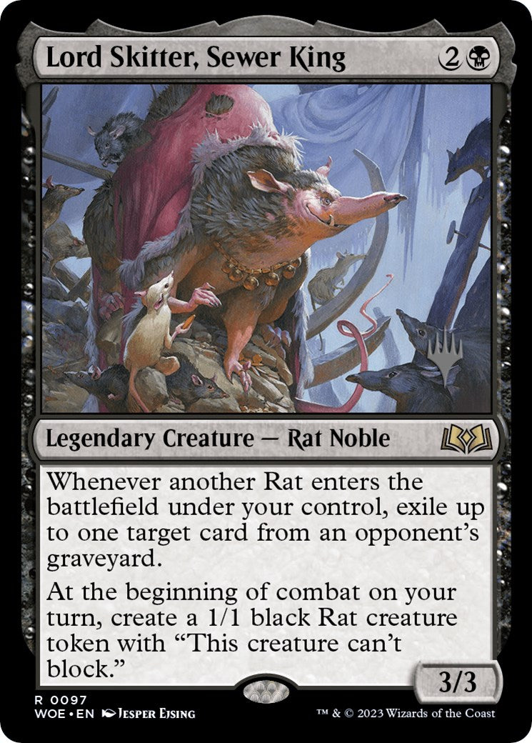 Lord Skitter, Sewer King (Promo Pack) [Wilds of Eldraine Promos] | Play N Trade Winnipeg