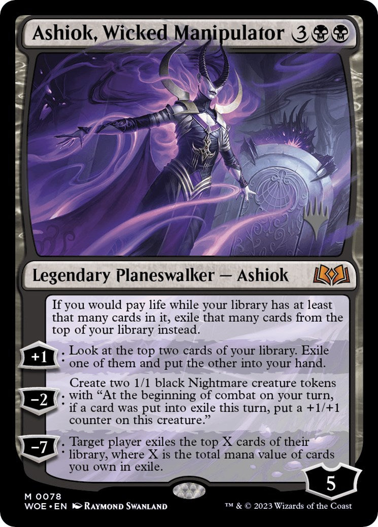 Ashiok, Wicked Manipulator (Promo Pack) [Wilds of Eldraine Promos] | Play N Trade Winnipeg