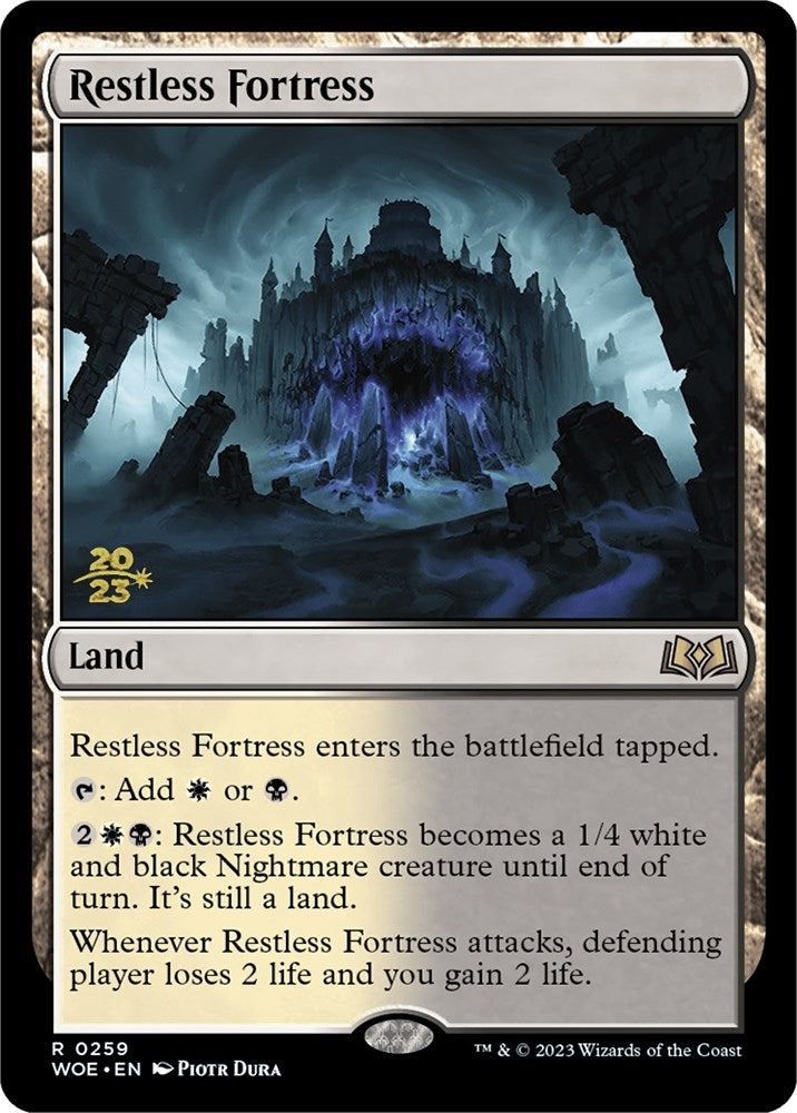 Restless Fortress [Wilds of Eldraine Prerelease Promos] | Play N Trade Winnipeg