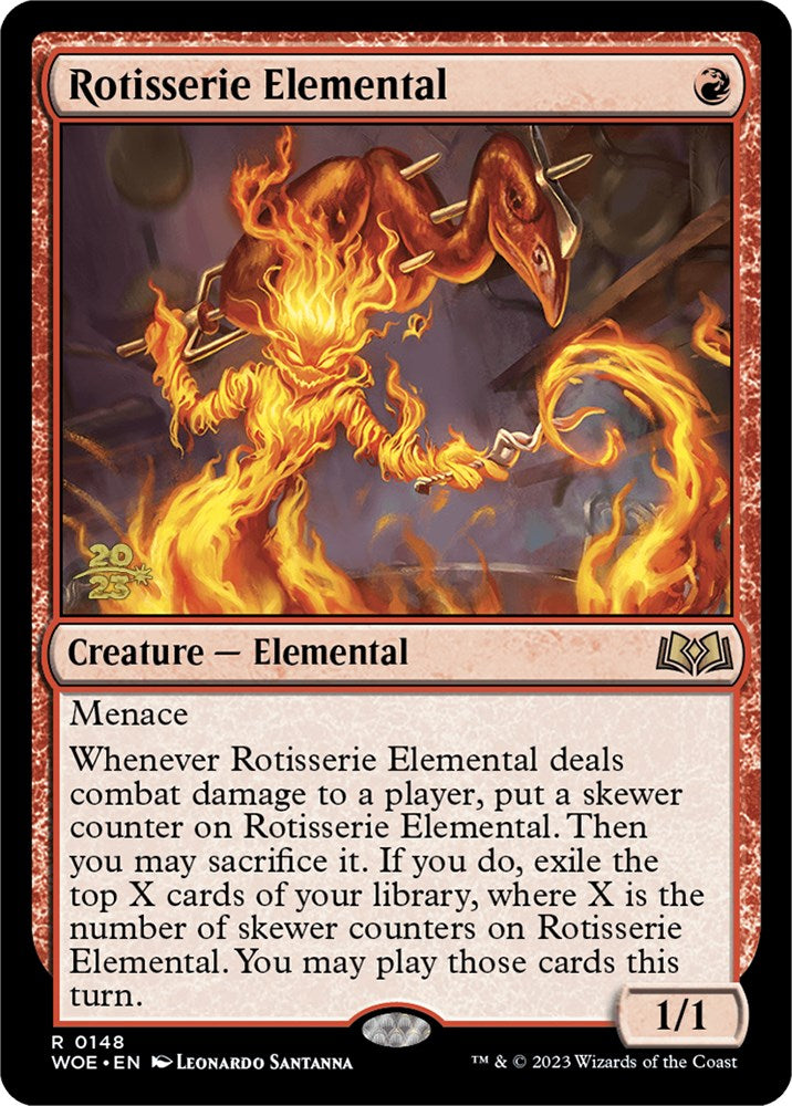 Rotisserie Elemental [Wilds of Eldraine Prerelease Promos] | Play N Trade Winnipeg