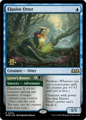 Elusive Otter // Grove's Bounty [Wilds of Eldraine Prerelease Promos] | Play N Trade Winnipeg