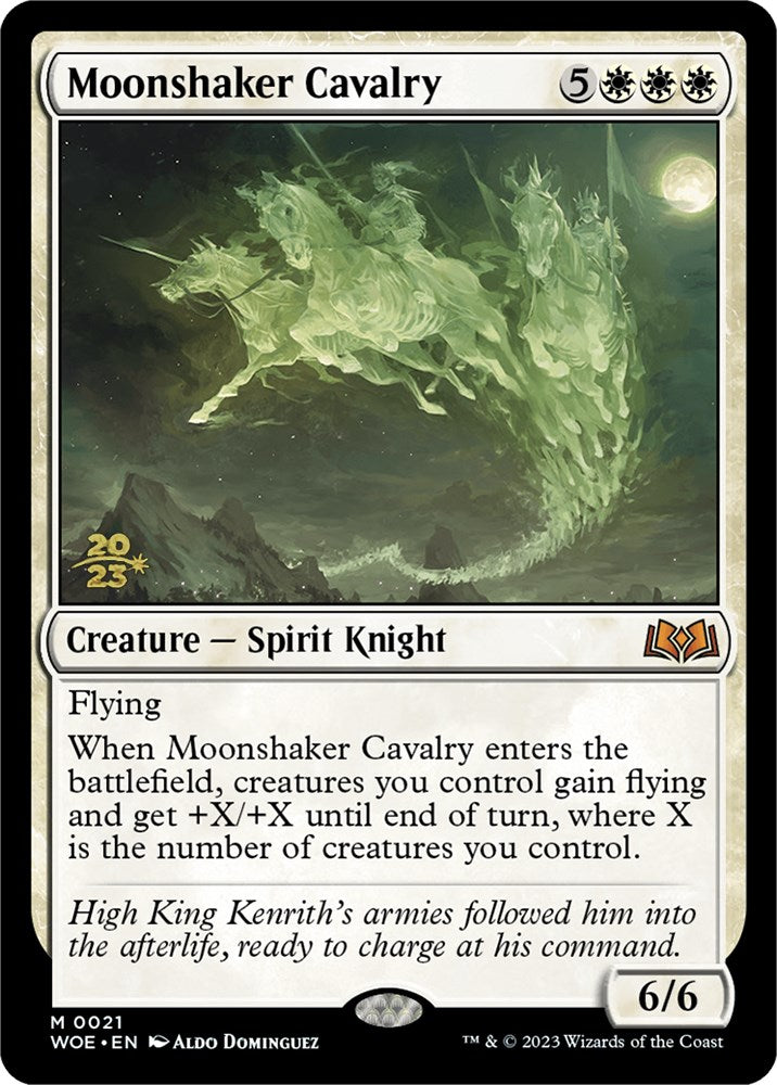 Moonshaker Cavalry [Wilds of Eldraine Prerelease Promos] | Play N Trade Winnipeg