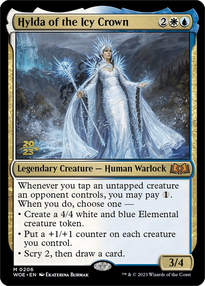 Hylda of the Icy Crown [Wilds of Eldraine Prerelease Promos] | Play N Trade Winnipeg