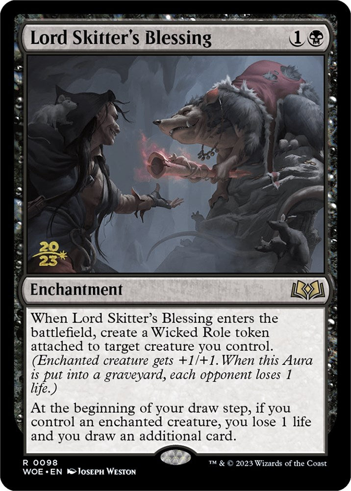 Lord Skitter's Blessing [Wilds of Eldraine Prerelease Promos] | Play N Trade Winnipeg