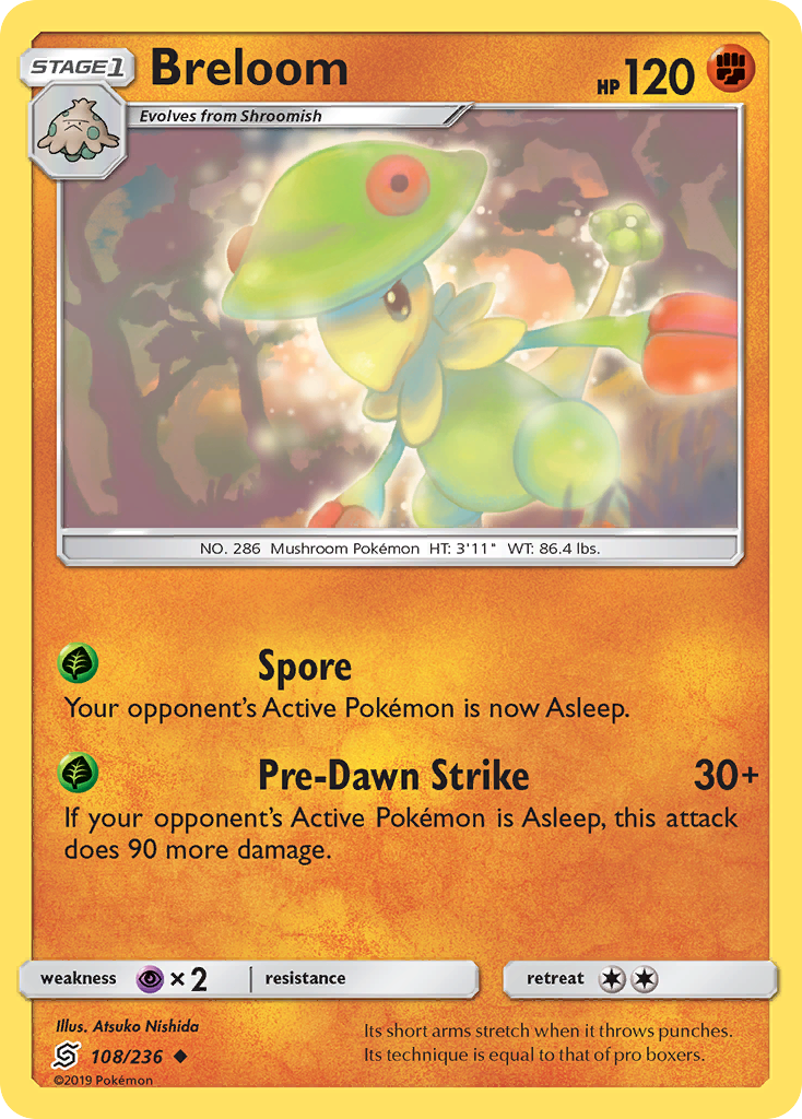 Breloom (108/236) [Sun & Moon: Unified Minds] | Play N Trade Winnipeg