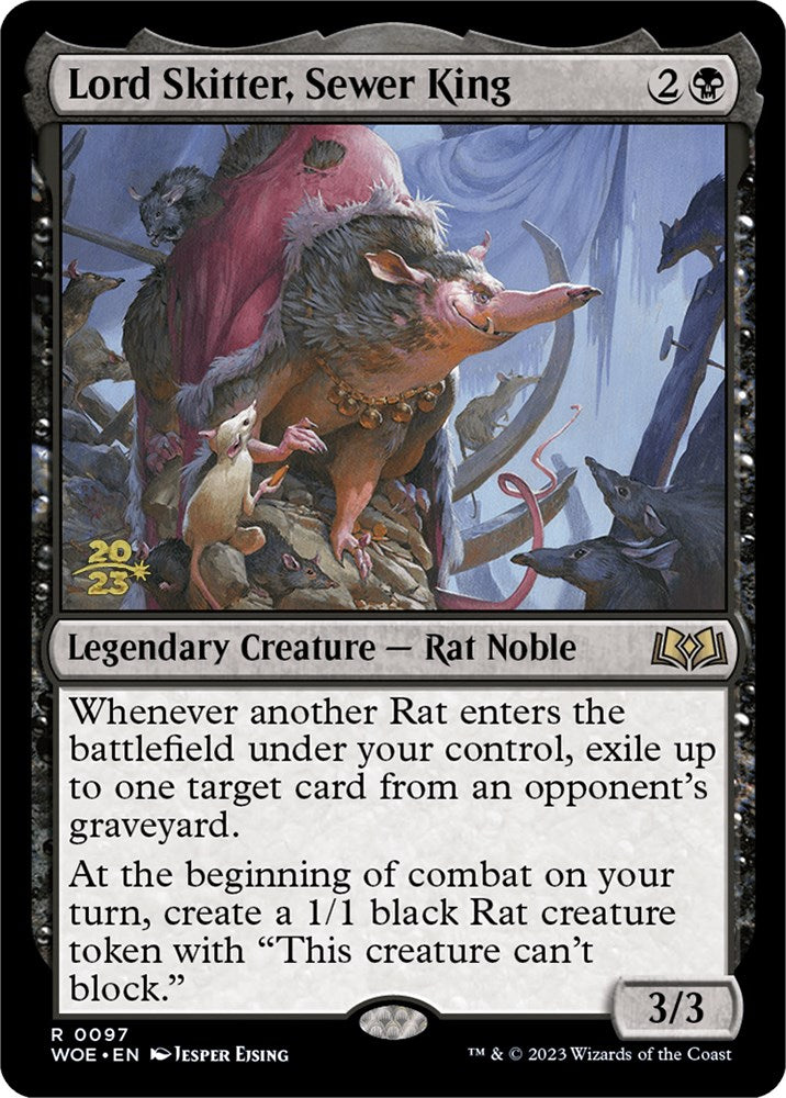 Lord Skitter, Sewer King [Wilds of Eldraine Prerelease Promos] | Play N Trade Winnipeg