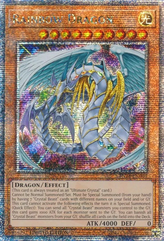 Rainbow Dragon [TN23-EN004] Quarter Century Secret Rare | Play N Trade Winnipeg