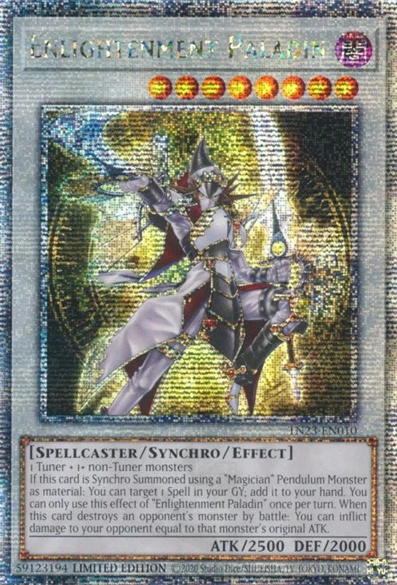 Enlightenment Paladin [TN23-EN010] Quarter Century Secret Rare | Play N Trade Winnipeg