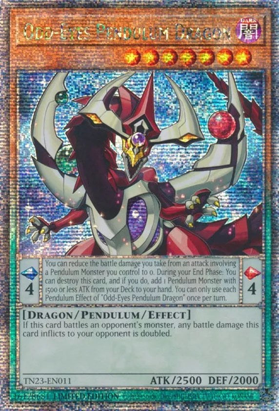 Odd-Eyes Pendulum Dragon [TN23-EN011] Quarter Century Secret Rare | Play N Trade Winnipeg